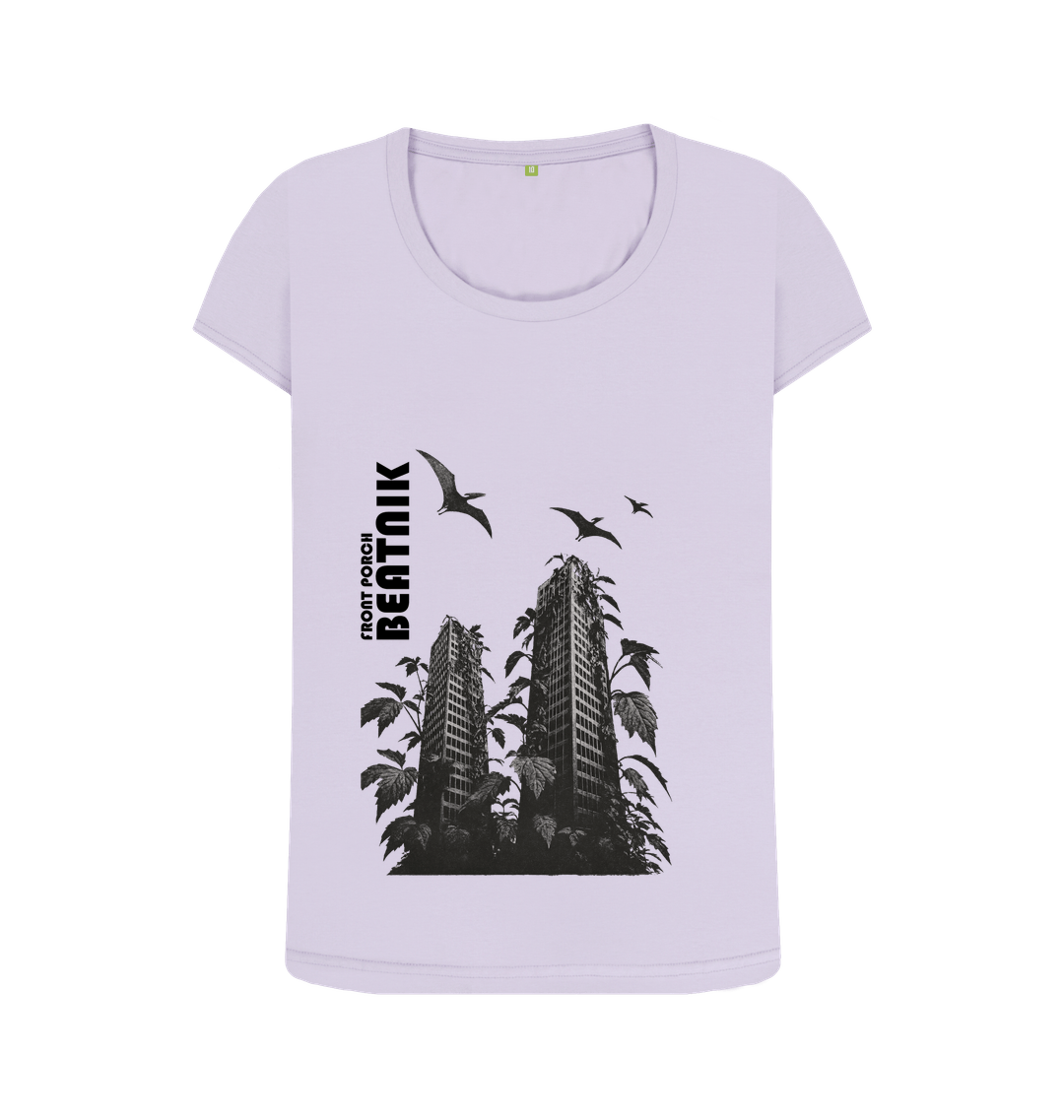 Violet Printed T-shirt Front
