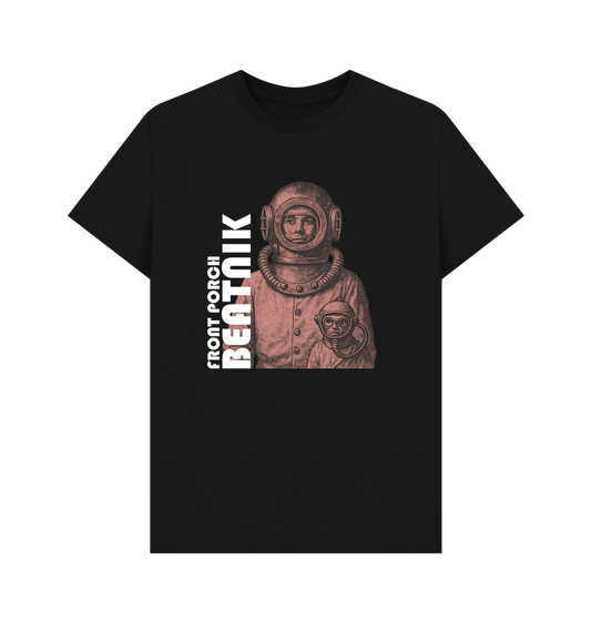 Black Printed T-shirt Front